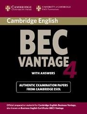 BEC VANTAGE CAMBRIDGE PRACTICE TEST 4 SB+KEY | 9780521739269 | CAMBRIDGE ESOL
