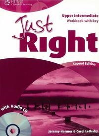 JUST RIGHT UPPER-INTERMEDIATE WB+KEY+CD | 9780462007724