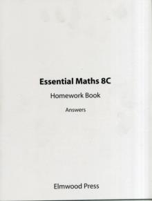 ESSENTIAL MATHS 8C HOMEWORK BOOKLET ANSWERS | 9781906622152