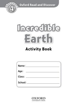 INCREDIBLE EARTH ACTIVITY BOOK DISCOVER 4 A1/A2 | 9780194644488 | NORTHCOTT, RICHARD