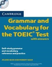 TOEIC GRAMMAR AND VOCABULARY FOR THE, TEST+KEY+CD | 9780521120067 | JOLENE GEAR