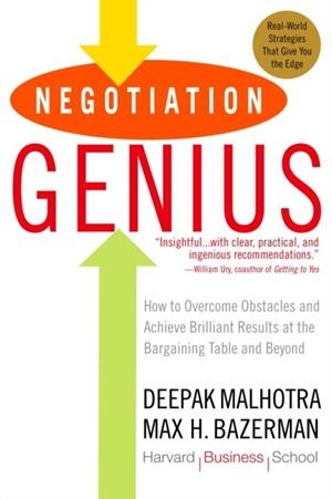 NEGOTIATION GENIUS | 9780553384116 | DEEPAK MALHOTRA, MAX BAZERMAN