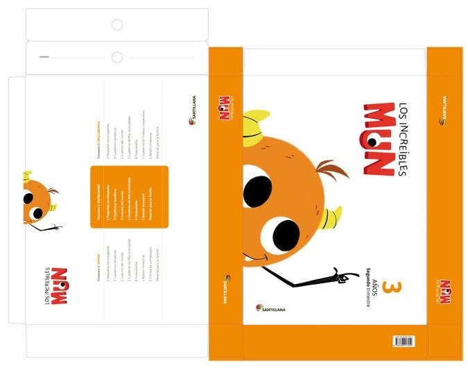 3-2AÑOS CARPETA INFANTIL MUN CAST  ED16 | 9788468027050 | Varios autores