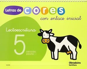 LETRAS DE CORES 5 GALL CON ENLACE ED09 | 9788482249599 | VARIOS AUTORES