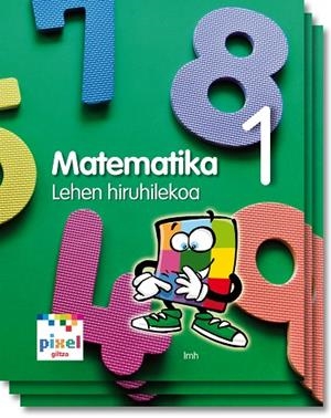 MATEMATIKA EP1 PIXEL (EUS) LIBRO ALUMNO | 9788483781661 | EDEBÉ, OBRA COLECTIVA